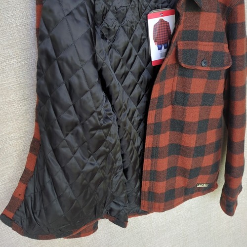 Buffalo Plaid - Wool Blend Jacket - M - Lined - Shirt-Jac - Button Up - $199 - Picture 7 of 16
