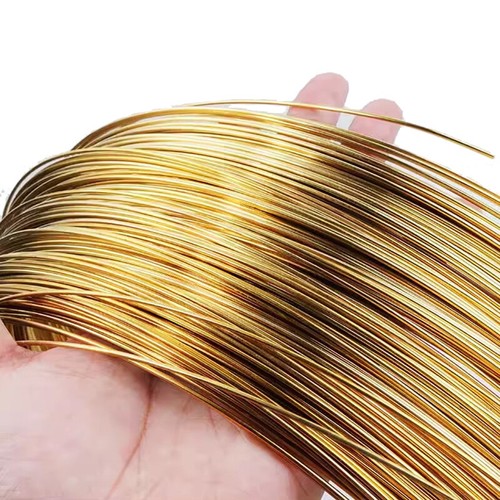 Filo di ottone Ø0,3 mm-5 mm vuoto filo per bricolage ottone filo per gioielli non rivestito fai da te - Foto 5 di 13