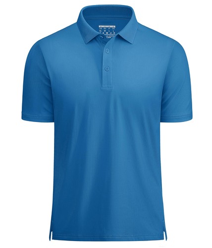 Camisas polo de golf de manga corta para hombre de secado rápido rendimiento informales de negocios T - Imagen 27 de 96