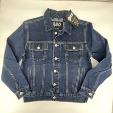 Blue Denim Jacket XLarge Men: Fitted choose One Size Up , 100 Cotton, New