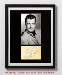 Robert-Goulet-Autographed-Mat-Piece-Music-Legend-Camelot-Broadway-Rare