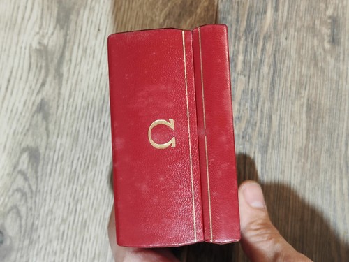 Omega Vintage Red Wristwatch Box 1960's Ref 1502 Box made in Switzerland - Picture 4 of 12
