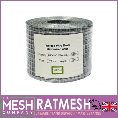 The Mesh Company Galvanised Rat Mesh Roll | Rodent Proofing Welded RatMesh Roll - Picture 10 of 54