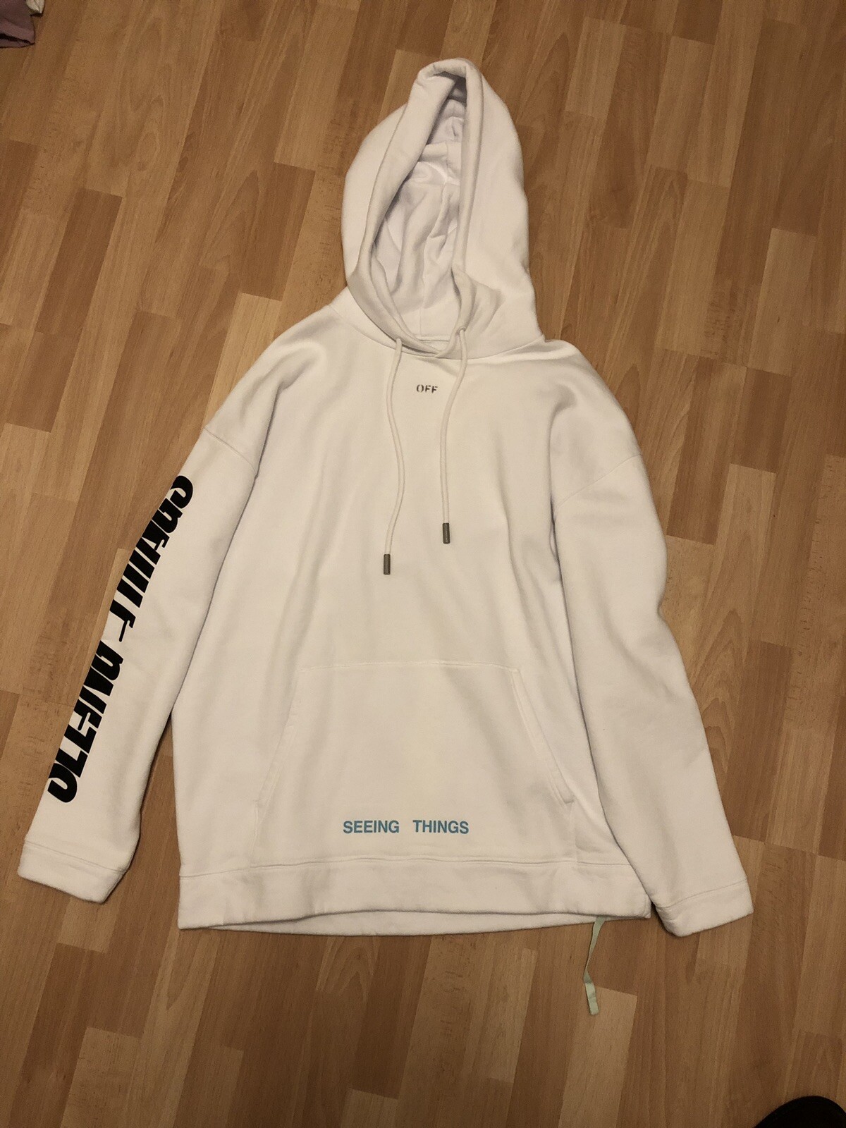 Off Weiß Hoodie Hoodie Hoodie Seeing Things Weiss Neu Ungetragen. 159431 Off Weiß Hoodie Hoodie Hoodie Seeing Things Weiss Neu Ungetragen. 159431
