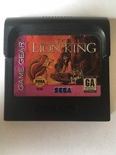 The Lion King For Sega Game Gear Good Condition(loose Cart)