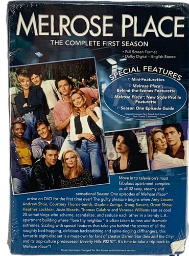 Melrose Place - The Complete First Season (DVD, 2006, 8-Disc Set) NEW SEALED - Foto 2 di 2
