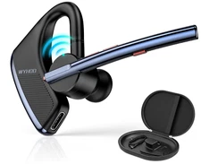 Trucker Wireless Mic Blue Parrot Bluetooth Noise Cancelling Headset Earpiece New