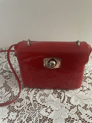 Jelly Crossbody Womens Sling Purse Red Candy Color Valentines Handbag - Picture 3 of 9