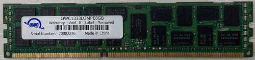 OWC 64GB RAM (8x8GB) OWC1333D3MPE8GB - Picture 1 of 3