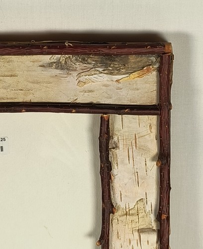 Birch Bark and Twig Picture Frame Rustic Cabin Decor 5" X 7" - Picture 3 of 12