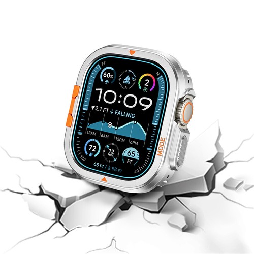 Rugged Metal & PC Protective Case for Apple Watch Ultra 2/1 49mm Series 10 46mm - Picture 34 of 42