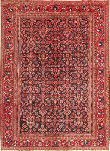 Geometric Vintage Traditional Area Rug 8x10 Hand-knotted Wool - Picture 1 of 1