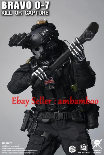 EASY SIMPLE 1/6 GA1007 BRAVO 0-7 Kill or Capture Action Figure Model Collect Toy - Picture 4 of 10