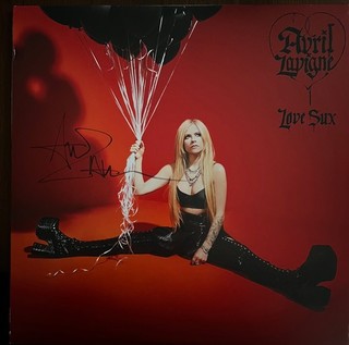 Avril Lavigne Signed Autographed Vinyl Love Sux