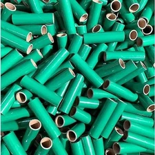 25 Fireworks Green Kraft Tube Firecrackers 3/4" x 3.5"