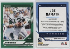 2024 Panini Donruss Green Press Proof Joe Namath #175 HOF