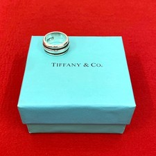 TIFFANY&Co. Atlas Grooved Double Line Ring Ring Silver925 Silver 23211