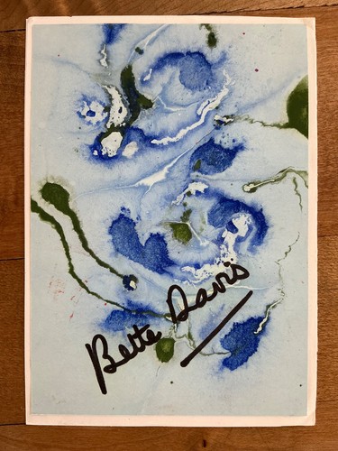 Bette Davis - Autogramm