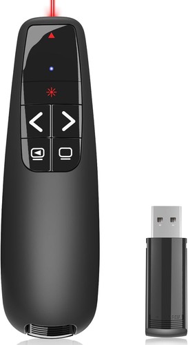 Présentateur sans fil Plug and Play avec pointeur laser pour des présentations sans effort - Photo 3/9