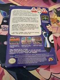 The Punisher (Nintendo NES, 1990) Authentic CIB Complete w/ Manual Tested - MINT