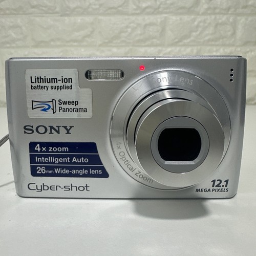 Sony Cybershot DSC-W510 12,1 megapixel fotocamera digitale obiettivo Sony zoom 4x argento testato - Foto 2 di 24