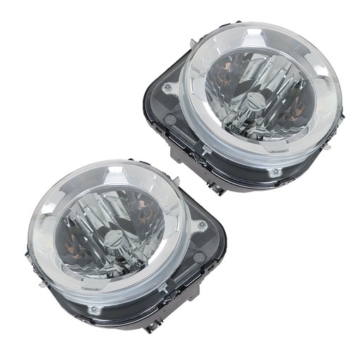 Headlight Replacement Fit For Jeep Renegade 2015-2018 LH+RH Clear Lens Halogen - Picture 10 of 11