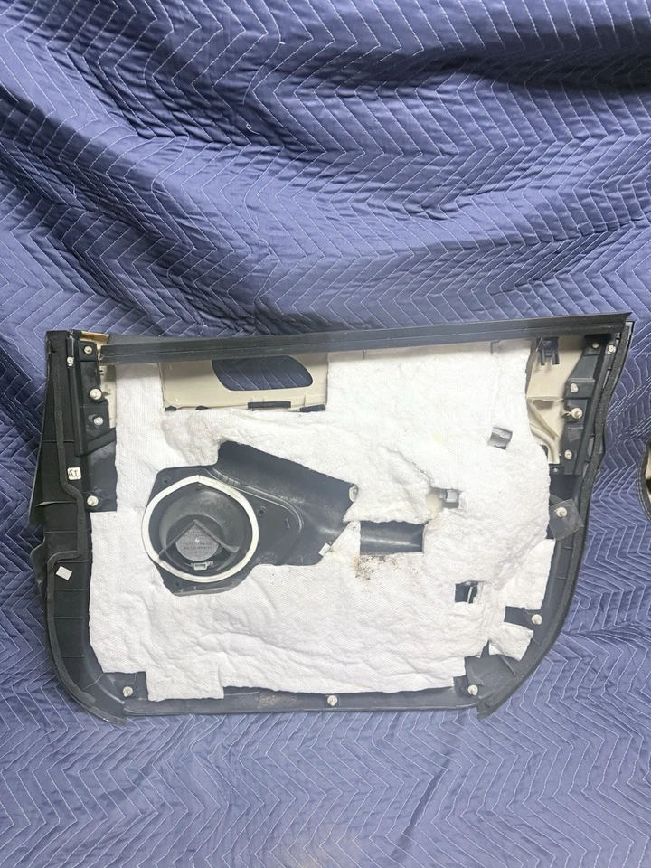 Panel de puerta izquierda conductor delantero Acura MDX 2002-2005 negro OEM Foto 2 de 4