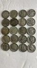 Lot Of 20-90% Silver Dimes 10-Roosevelt 10-Mercury Various Dates And Mints.