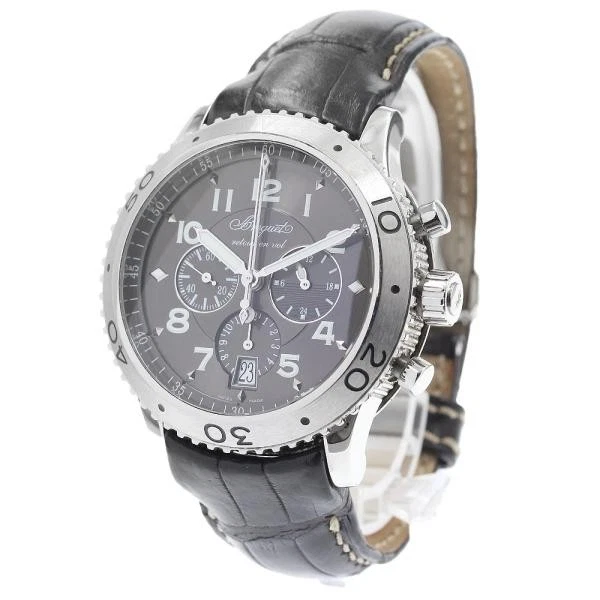 Breguet — Breguet Transatlantique Type XXI 3810ST/92/9ZU 43mm SS Gray Dial Watch #C2354