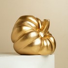 Fall Gold Pumpkin Decorations Set Halloween Ornaments for Indoor Outdoor Use