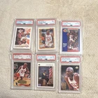 Michael Jordan 6 Card PSA 8-10 LOT