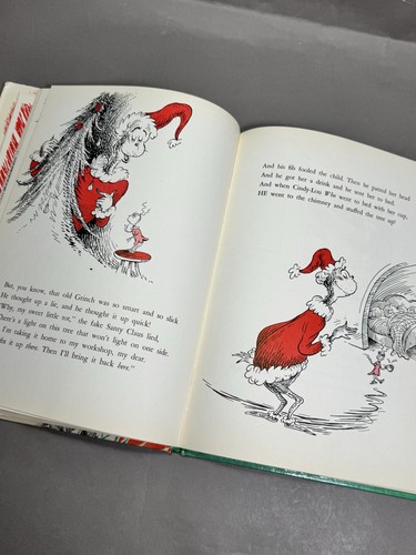 1957 1st Printing / 1st Edition “How the Grinch Stole Christmas” - Dr Seuss Book - Imagen 12 de 20