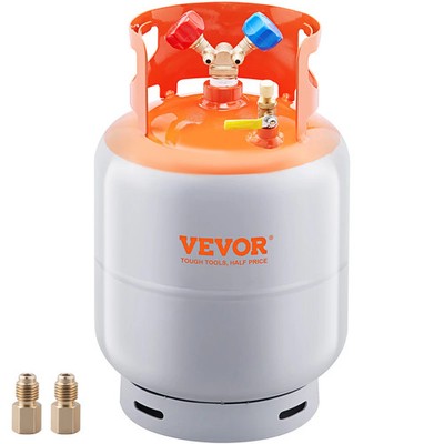 Refrigerant Recovery Tank 50 LBS Capacity 400 Psi Portable Cylinder Tank Y-Valve