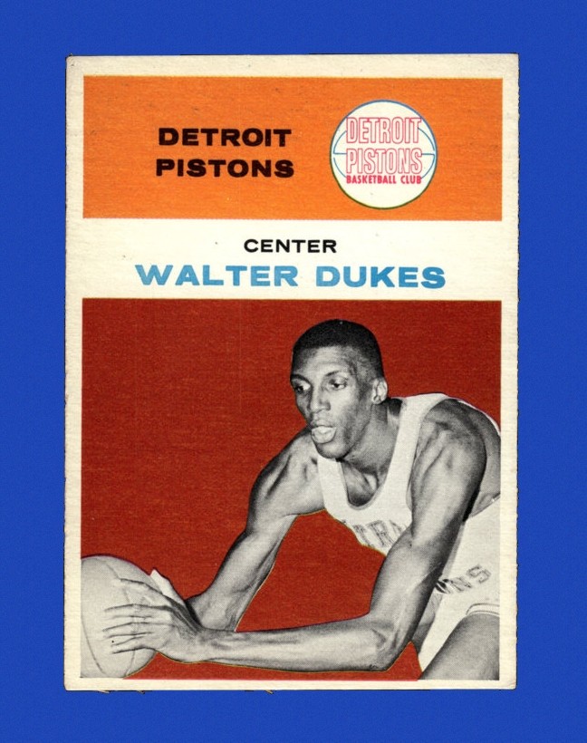 1961-62 Fleer Set-Break # 11 Walter Dukes VG-VGEX *GMCARDS*
