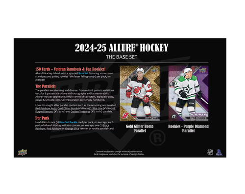 2024-25 Upper Deck Allure Hockey Hobby Pack - Picture 4 of 7