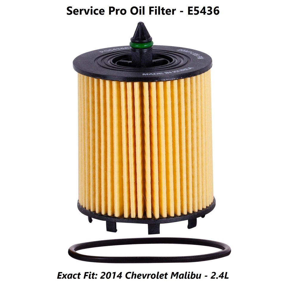 2014 Chevrolet Malibu 2.4L Complete Oil, Air & Cabin Filter Kit (5W-30) - Изображение 3 из 4