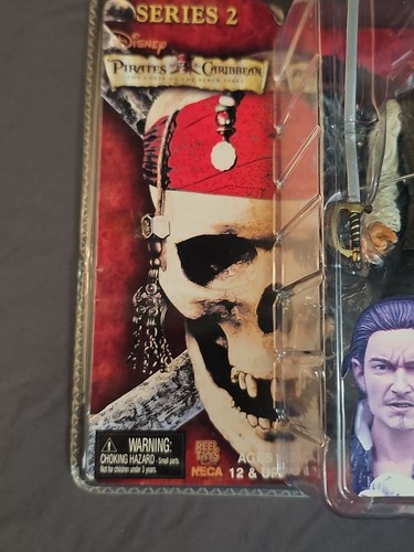 NECA Fluch der Karibik Black Pearl Will Turner Actionfigur Serie 2 - Bild 2 von 12