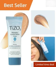 Mineral Sunscreen & Primer SPF 40 - Fragrance-Free, Lightweight Formula