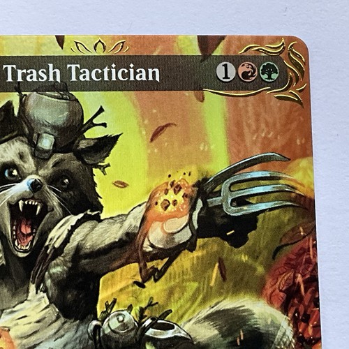 MTG Muerra, Trash Tactician (0352) *Raised Foil Borderless* Bloomburrow MT/NM - Picture 8 of 10