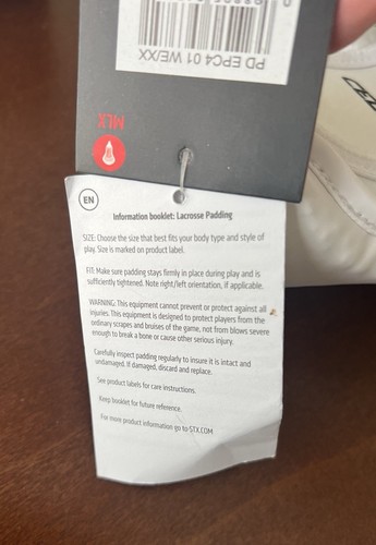Stx Cell IV Elbow Pads Lacrosse Small - LAX, Read Description - NWT - 2017 MLX - Picture 15 of 17