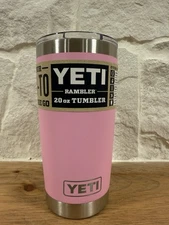 YETI Rambler Tumbler with Magslider Lid - 20oz, Power Pink