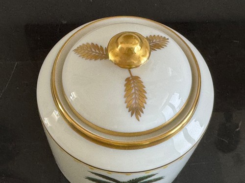 Limoges William Yeoward Palm Collection 4 3/4" handbemalte Porzellan Zuckerdose - Bild 5 von 8