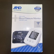 A & D Medical Blood Pressure Monitor Deluxe NEW UA-651L-AC Large Cuff  *READ DES