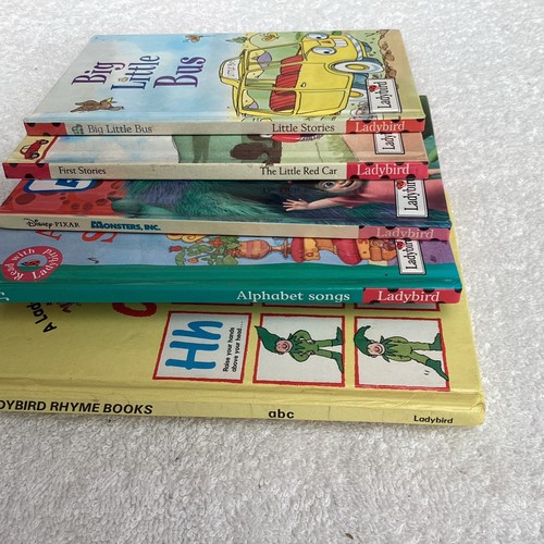 Set Of 5x Children’s H/B Ladybird Books - Big Little Bus, Monsters Inc & ABC - Picture 3 of 11