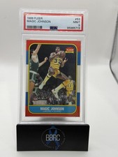 1986 Fleer  # 53  Magic Johnson  PSA  9!!!!