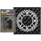 Kit plaquettes de frein avant gauche NICHE pour Suzuki DR250 59300-08810 semi métallisé