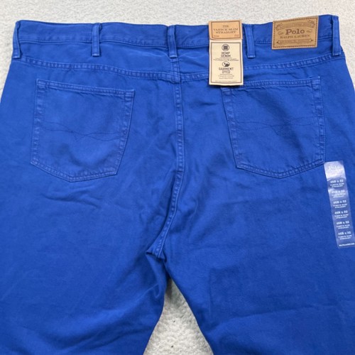 NWT Polo Ralph Lauren The Varick Slim Straight Jeans Mens 46Bx32 Hemp Denim Blue - Picture 17 of 17