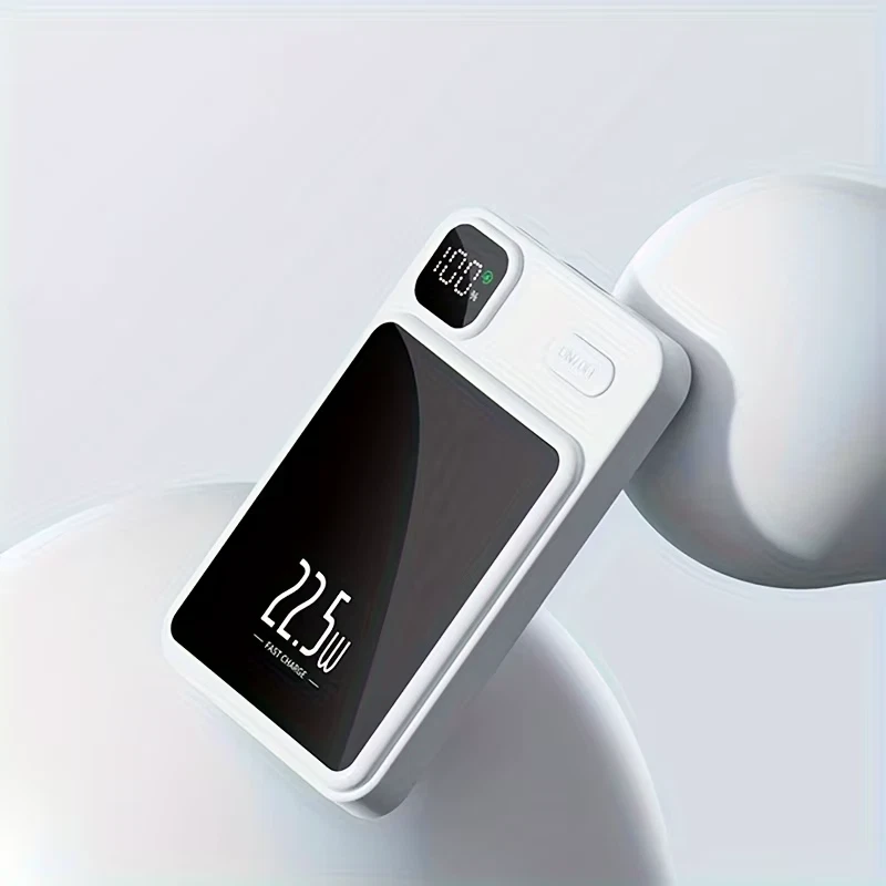 10,000mAh Magnetic Wireless Power Bank with 22.5W Fast Charging for iPhone Samsung