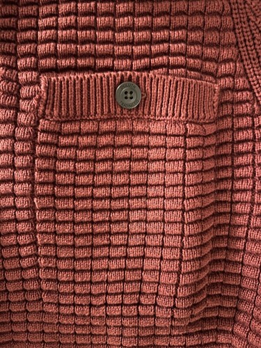 Suéter Duluth Para Hombre Grande Rojo Corpulento Retiro Abotonado Cuello Simulado Suéter Nuevo con Etiquetas - Imagen 11 de 12