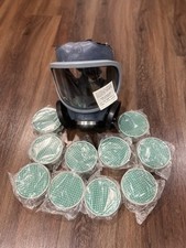 New Ultra-twin 7-204-2 Full Face Facepiece Respirator Small With 10 Cartridges